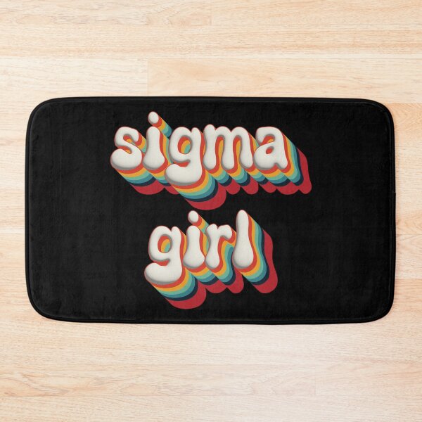 Item preview, Sigma Girl 3D Text – Aesthetic Colorful Design for Strong Independent Girls designed and sold by EmeraldeaDesign.