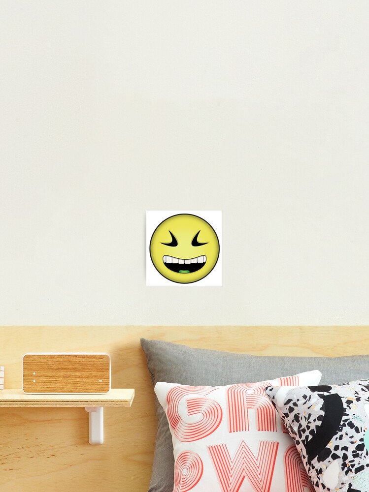 Aperçu 2 sur 3. Impression photo avec l'œuvre Smiley créée et vendue par RazyCe.