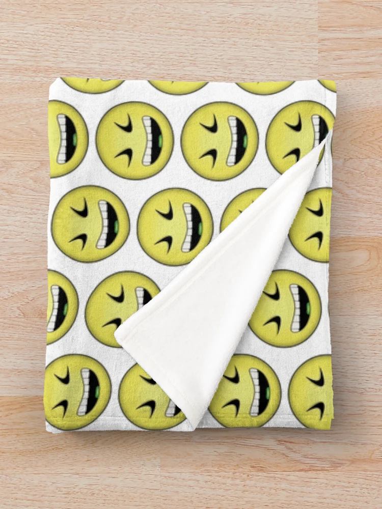 Imagen 3 de 6, Manta con la obra Smiley, diseñada y vendida por RazyCe.