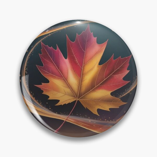 Item preview, An autumn leaf in a surreal style. designed and sold by Lilashakti ⭐️ ⭐️ ⭐️ ⭐️ ⭐️.