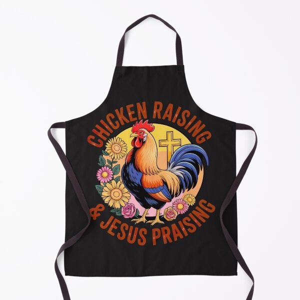 Item preview, Jesus Praise And Chicken Raising: A Rustic Rooster Farm Life Faith  Artwork designed and sold by elynne9.