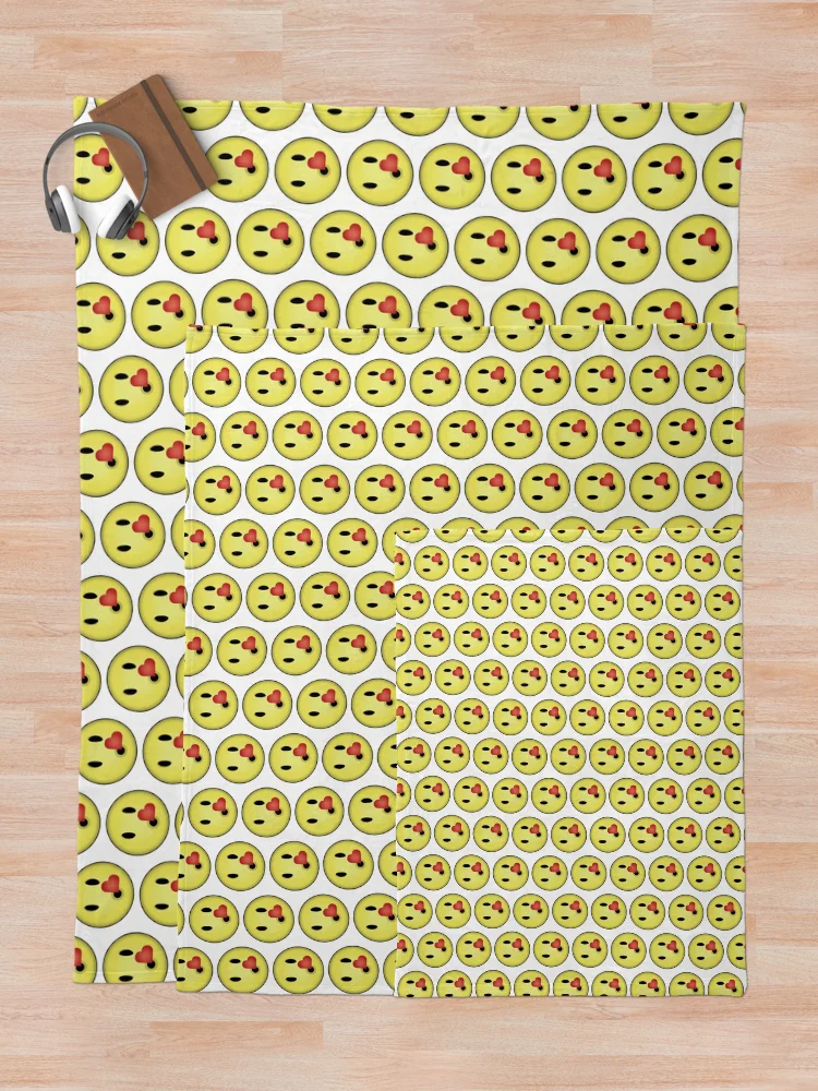 Imagen 5 de 6, Manta con la obra Smiley, diseñada y vendida por RazyCe.