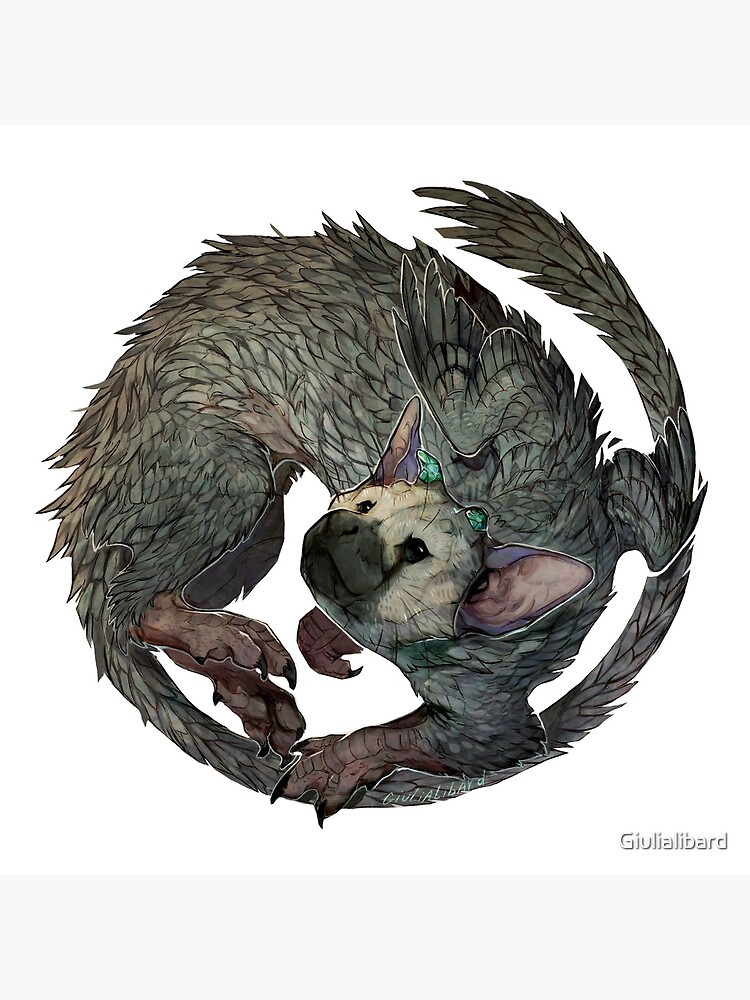 The Last Guardian Trico Art Print