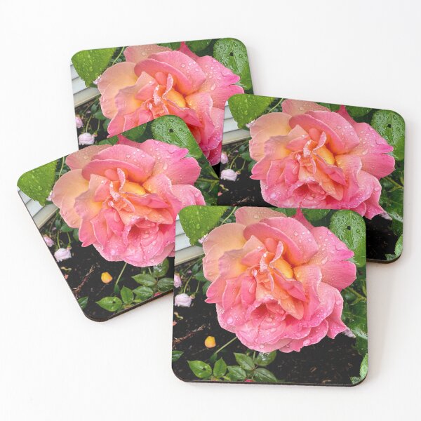 Item preview, A beautiful colorful rose in the rain designed and sold by Raineylanes.