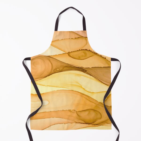 Item preview, An ethereal abstract image of flowing caramel-colored fluid with soft waves and darker, delicate outlines, suggesting movement and depth designed and sold by homydesign.