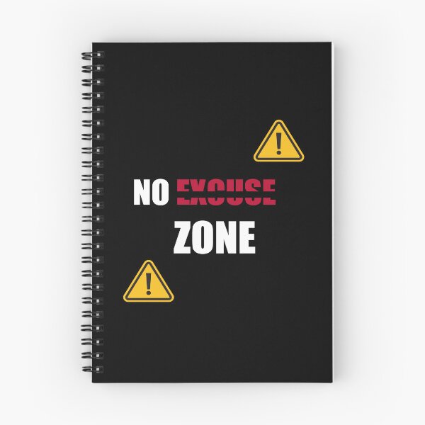 Item preview, No Excuse Zone – Motivational Bold Tee designed and sold by MINSET WEAR ® – Born from Mindset, Built on Discipline..