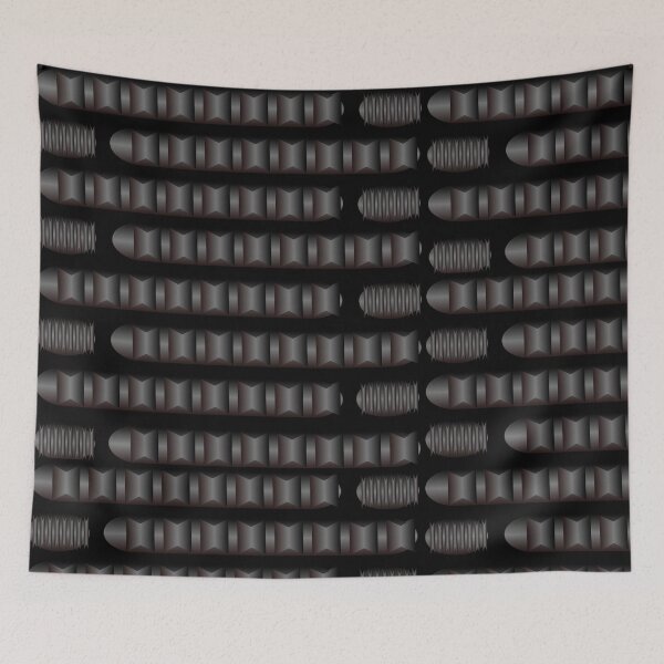 Item preview, Geometric Metal Pattern with Futuristic Vibe designed and sold by Cyber Gold Studio.