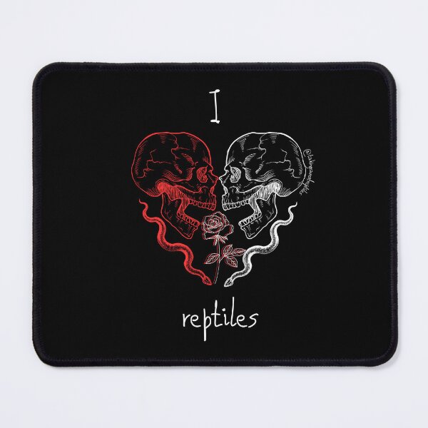 Item preview, I Heart Reptiles (Inverse) designed and sold by @takingcareofreptiles.