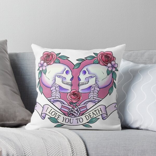 Item preview, I love you to death skulls valentine day  designed and sold by lganme.