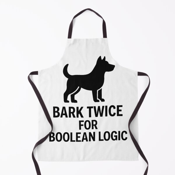 Item preview, BARK TWICE FOR BOOLEAN LOGIC designed and sold by TheWonkyEaselCo.