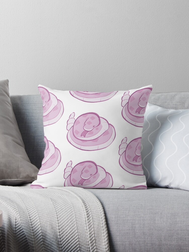 Thumbnail 1 of 4, Pillow, Lil Snake designed and sold by CyanideFish.