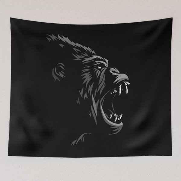 Item preview, Tribal Gorilla Attack designed and sold by albertocubatas.