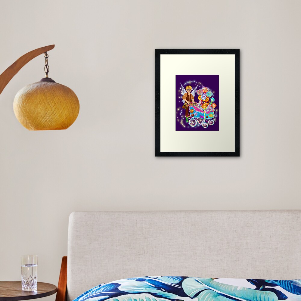 Item preview, Framed Art Print designed and sold by FairyBookClub.