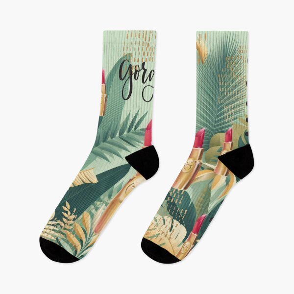 Item preview, Elegant Gold Tropical Jungle Pattern | Botanical Palm Leaves Design designed and sold by Sugar Wisdom .