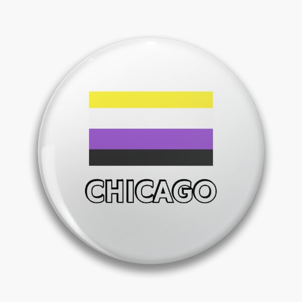 Item preview, Non Binary Pride Flag Chicago designed and sold by Inspirationmotivation.
