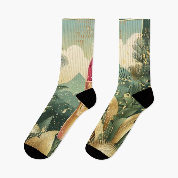 Item preview, Elegant Gold Tropical Jungle Pattern | Botanical Palm Leaves Design designed and sold by Sugar Wisdom .