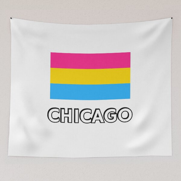 Item preview, Pan Pride Flag Chicago designed and sold by Inspirationmotivation.