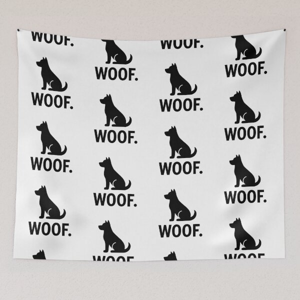 Item preview, WOOF. designed and sold by TheWonkyEaselCo.