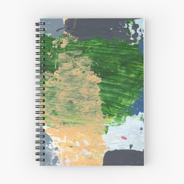 Item preview, Original abstract blank face portrait, green hair, blue background, textured artwork designed and sold by pngrktes-art.