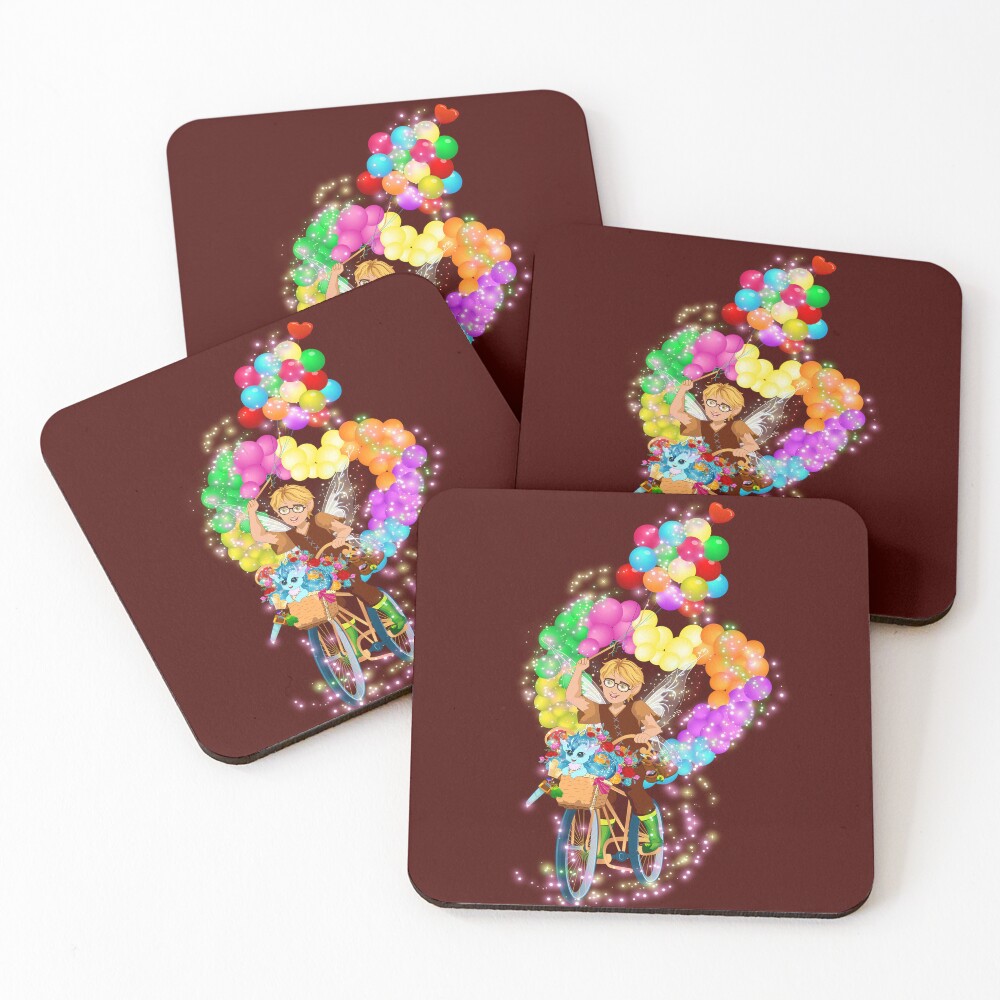 Item preview, Coasters (Set of 4) designed and sold by FairyBookClub.