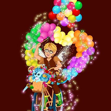 Artwork thumbnail, Tobie Tinker Hearts, Dragons, And Balloons For You by FairyBookClub