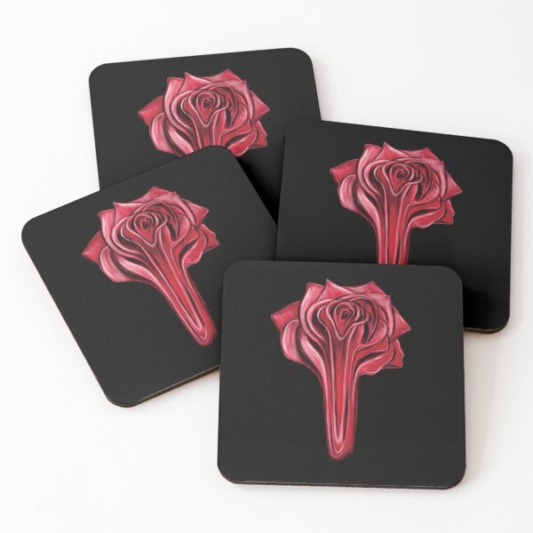 Item preview, Dripping Liquid Red Rose Concept Art Illustration Design designed and sold by Scarlet Swan.