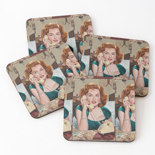 Item preview, Vintage  - Rita, Talking On The Telephone  designed and sold by CanvasCarousel.