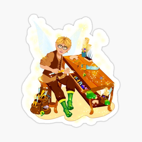 Item preview, Tobie Tinker's Magical Work Bench designed and sold by FairyBookClub.