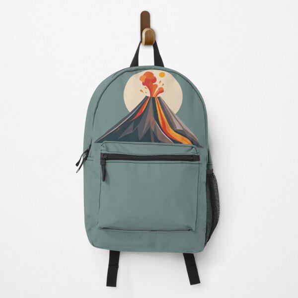 Item preview, Erupting Volcano Minimalist Illustration designed and sold by Those Stickers.