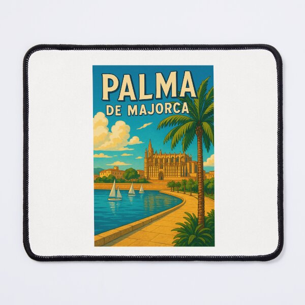 Item preview, La Seu Cathedral in Palma de Mallorca with Waterfront View designed and sold by Places On Earth.