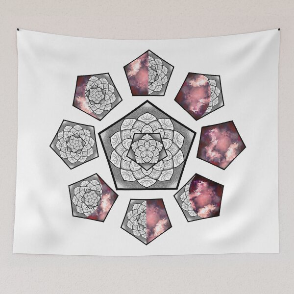 Item preview, Red Moon Mandala designed and sold by ataraxiaowl.