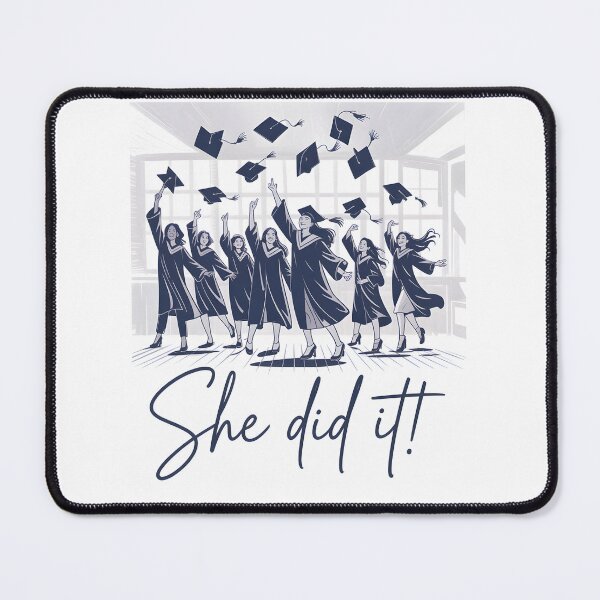 Item preview, She did it. Congratulations on your Graduation designed and sold by BuxomBabe21.