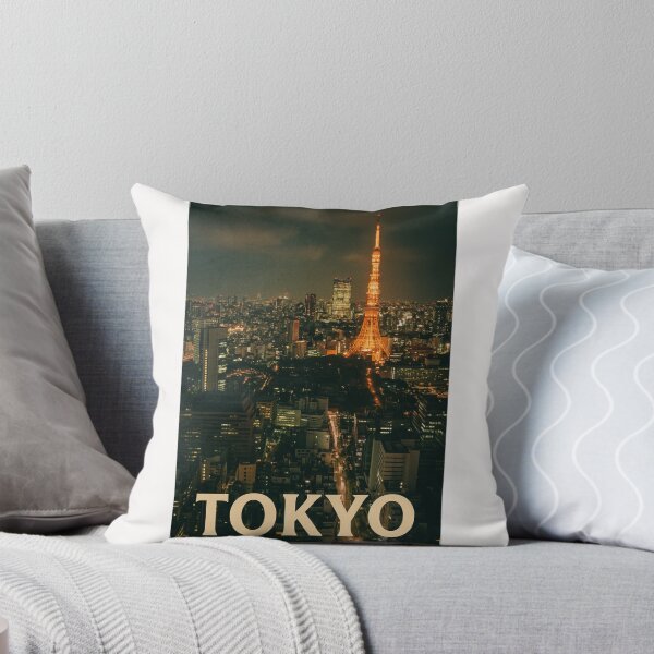 Item preview, Tokyo Tower at Night Over City Skyline designed and sold by Places On Earth.