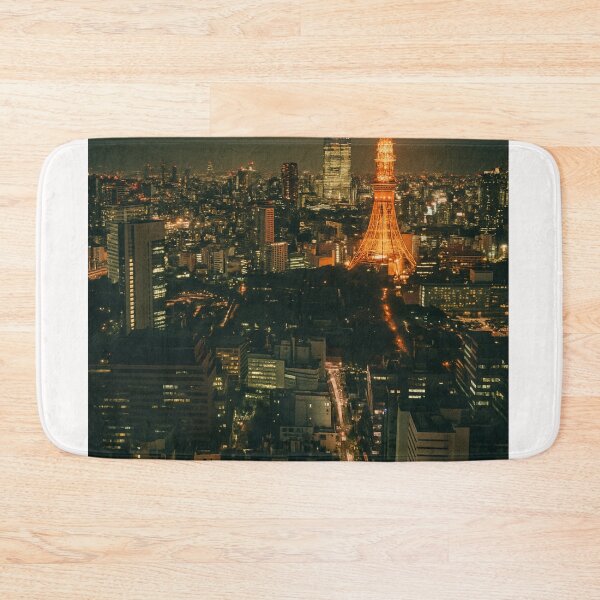 Item preview, Tokyo Tower at Night Over City Skyline designed and sold by Places On Earth.