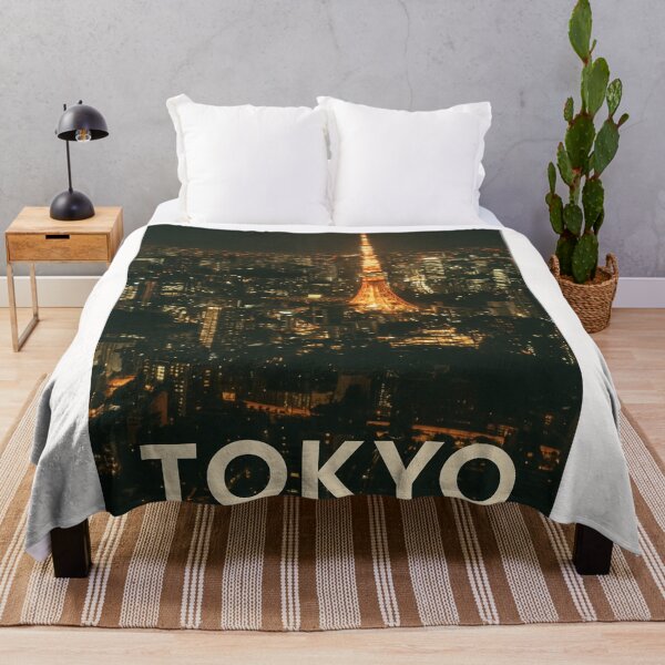 Item preview, Tokyo Skyline with Glowing Tokyo Tower at Dusk designed and sold by Places On Earth.