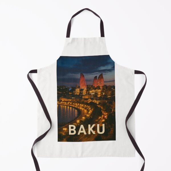 Item preview, Baku Flame Towers at Dusk with City Lights designed and sold by Places On Earth.