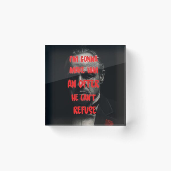 Item preview, Don Vito Corleone Neon Fan Art designed and sold by Enea Kelo.