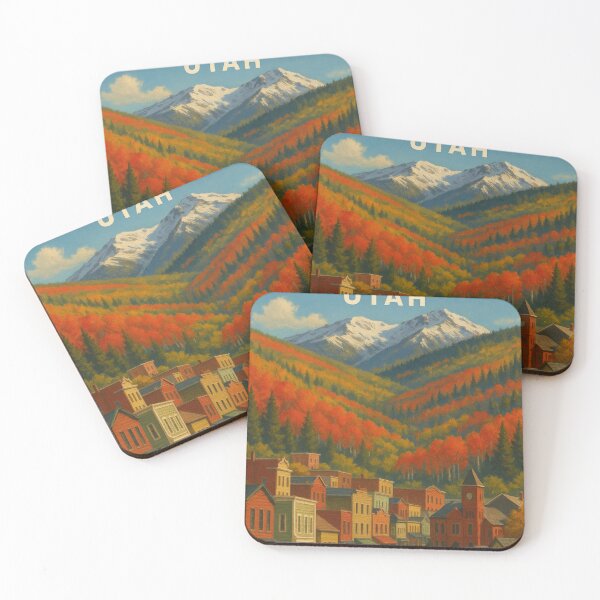 Item preview, Park City Utah in Fall with Colorful Foliage and Mountains designed and sold by Places On Earth.