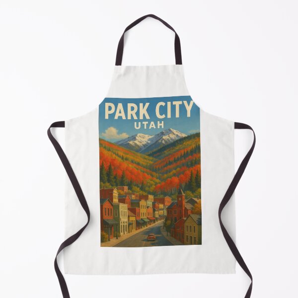 Item preview, Park City Utah in Fall with Colorful Foliage and Mountains designed and sold by Places On Earth.