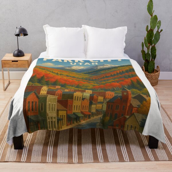 Item preview, Park City Utah in Fall with Colorful Foliage and Mountains designed and sold by Places On Earth.