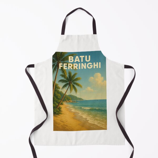 Item preview, Batu Ferringhi Coastline with Palm Trees and Golden Sand designed and sold by Places On Earth.
