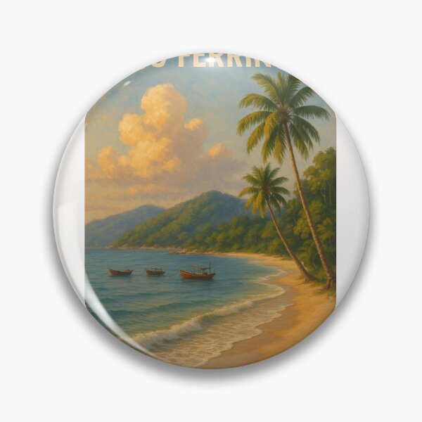 Item preview, Fishing Boats on Batu Ferringhi’s Peaceful Shoreline designed and sold by Places On Earth.