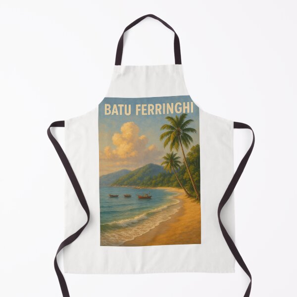 Item preview, Fishing Boats on Batu Ferringhi’s Peaceful Shoreline designed and sold by Places On Earth.