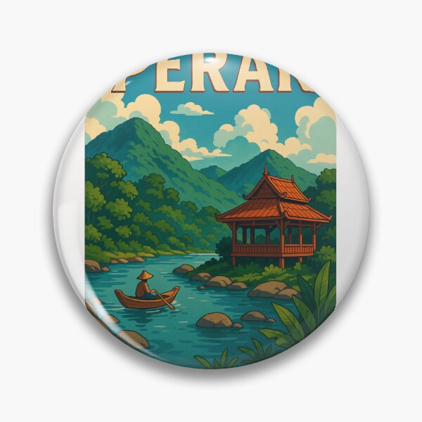 Item preview, Tranquil Pavilion on River in Perak Malaysia designed and sold by Places On Earth.