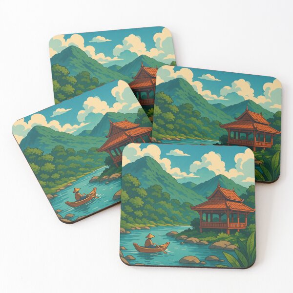 Item preview, Tranquil Pavilion on River in Perak Malaysia designed and sold by Places On Earth.