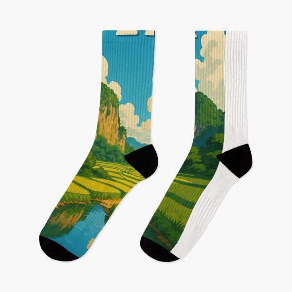 Item preview, Limestone Hills and Rice Paddies in Perak Malaysia designed and sold by Places On Earth.