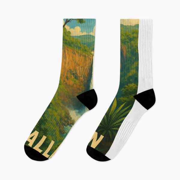 Item preview, Wallaman Falls in Lush Tropical Queensland Landscape designed and sold by Places On Earth.