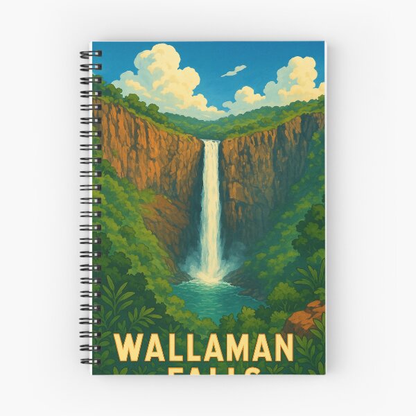 Item preview, Wallaman Falls in Tropical Rainforest with Clear Sky designed and sold by Places On Earth.
