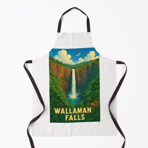 Item preview, Wallaman Falls in Tropical Rainforest with Clear Sky designed and sold by Places On Earth.