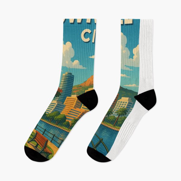 Item preview, Townsville City Skyline and Castle Hill from Waterfront designed and sold by Places On Earth.